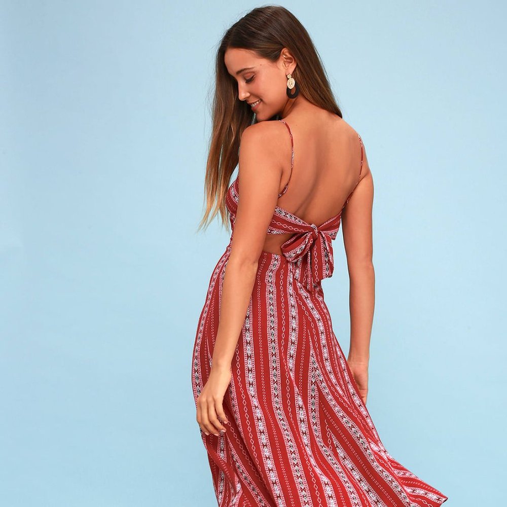 Red Midi Dress